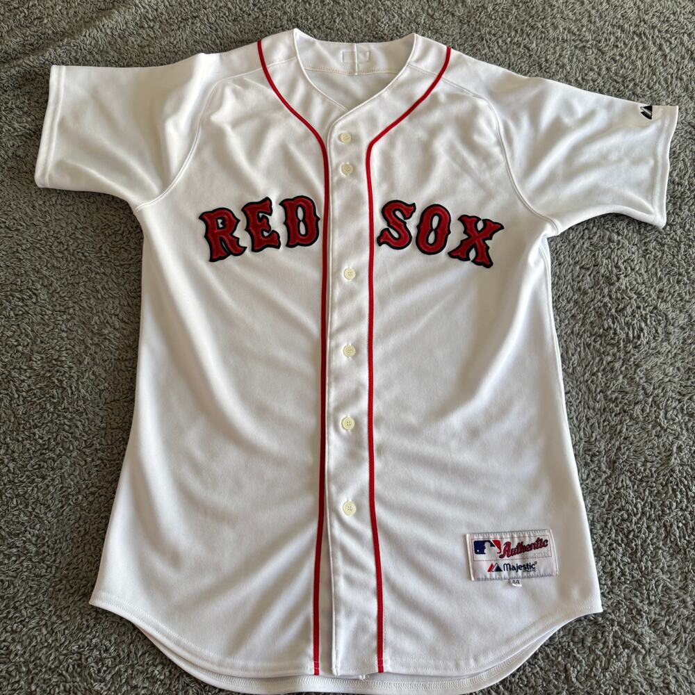 Vintage Authentic Majestic Johnny Damon MLB Boston Red Sox Jersey Men's L #18